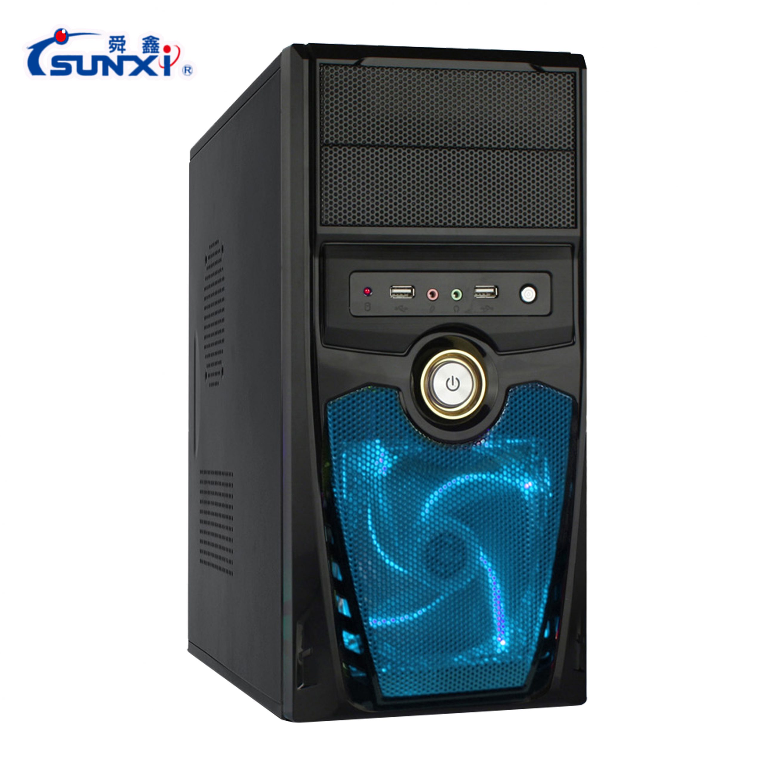 pc fabrication low end horizontal full tower front panel carbon fiber
